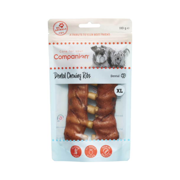 Companion Dental Chewing Ribs XL