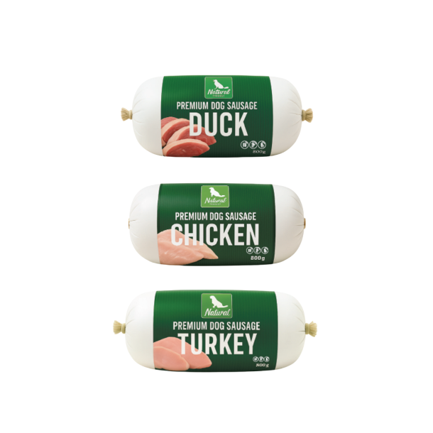 Natural Premium Hundeplse 800g.