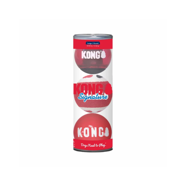 Kong Signature Balls 3-pack Large
