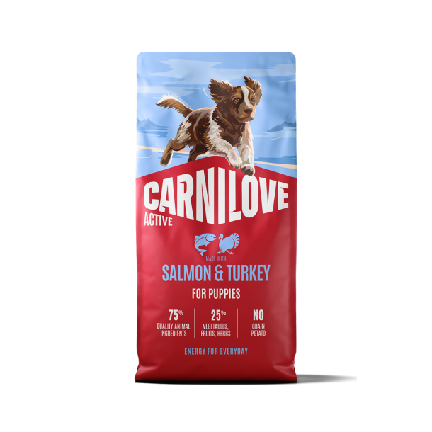 Carnilove Hvalpe t�rfoder laks/kalkun