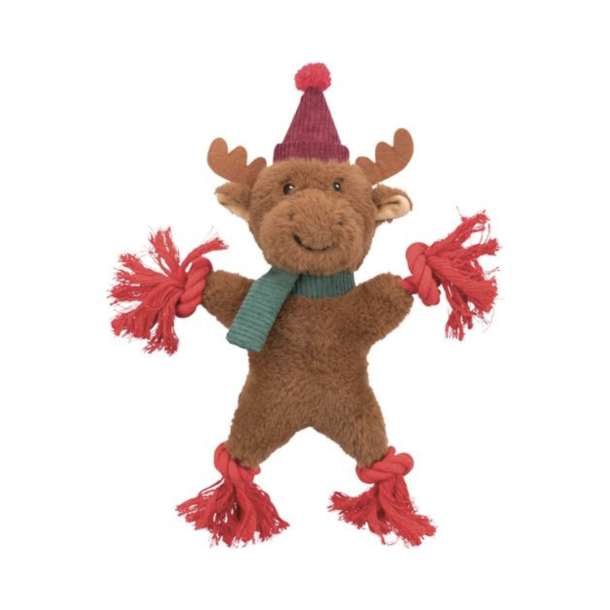 Trixie Xmas reindeer plush/rope