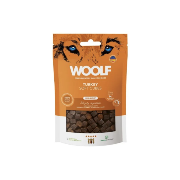 Woolf Soft Cubes Turkey 100 g.