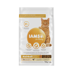 Iams Kattefoder Voksen Hairball m. kylling