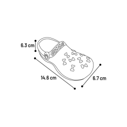 Flamingo Hundelegetj Crok Latex sko