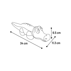 Flamingo Sundo Latex Krokodille