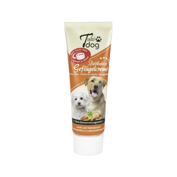 Tubi dog kyllingcreme hundesnack 75 g.