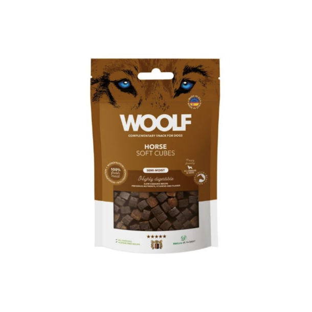 Woolf Soft Cubes Horse 100 g.