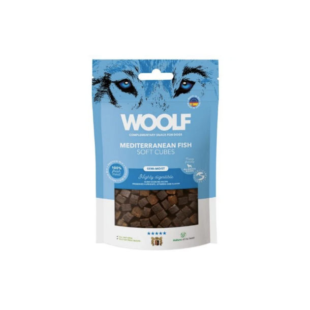 Woolf Soft Cubes Mediteranean Fish 100 g.