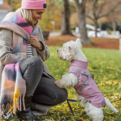 Trixie Pontis Regn Hundedkken Pink