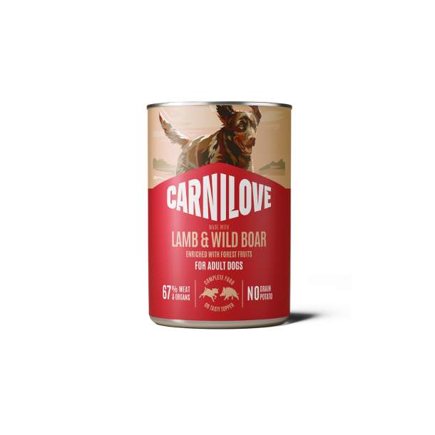 Carnilove D�sefoder Lam/vildsvin 400g.