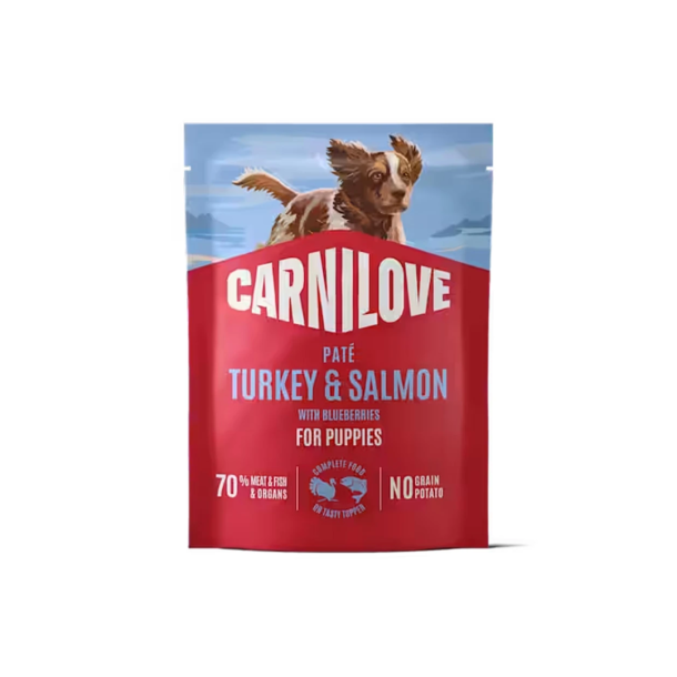 Carnilove Pat� Hvalp Kalkun/laks 300g.