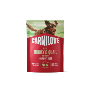 Carnilove Pat� Kalkun/vagtel 300g.