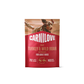 Carnilove Pat� Kalkun/vildsvin 300g.