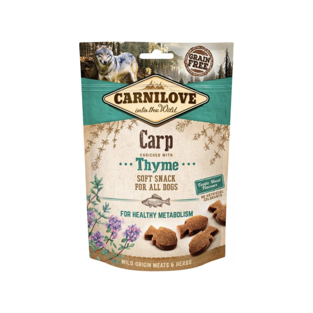 Carnilove Bld Snack karpe/timian 200g.