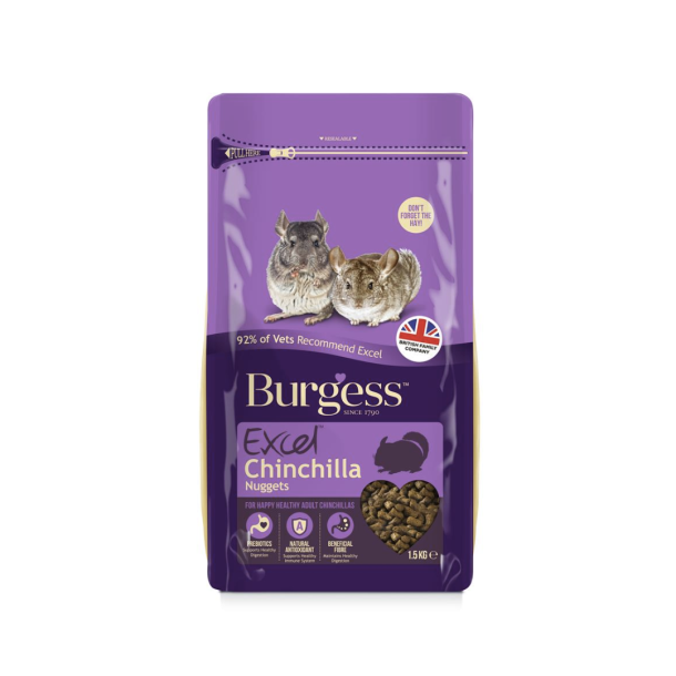 Burgess Chinchillafoder 1,5 kg.