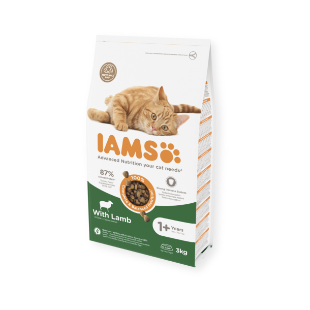 IAMS kattefoder voksen m. lam