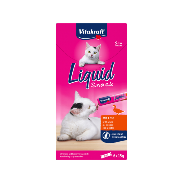 Vitakraft Liquid Snack med and og B-glukaner