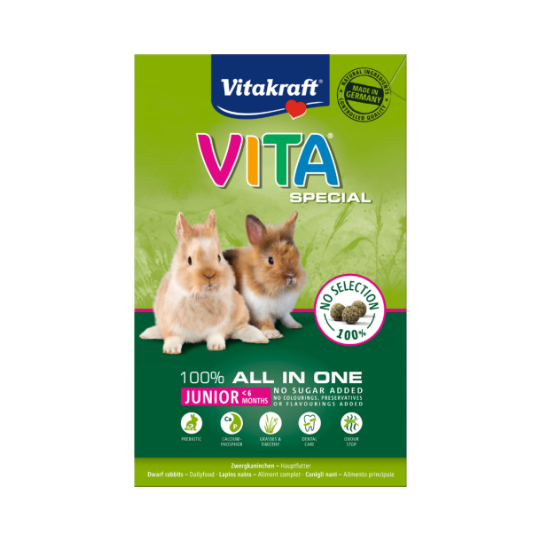 Vitakraft VITA Special Junior kaninfoder 600 g.