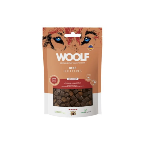 Woolf Soft Cubes Beef 100 g.