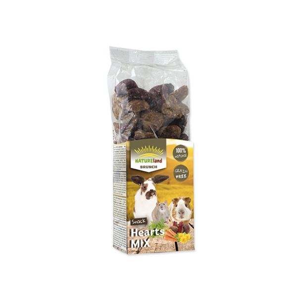 Nature Land Hjerte Mix gnaver snack 150 g.