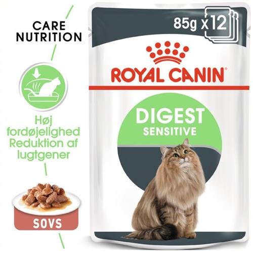 eksotisk løfte op hun er Royal Canin Digest Sensitive, 12 poser á 85 g
