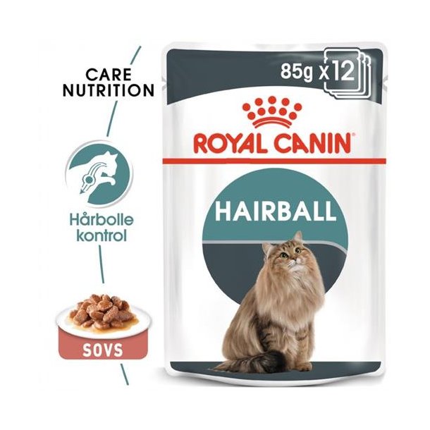 Royal Canin Hairball care vdfoder 12 x 85 g. i sovs