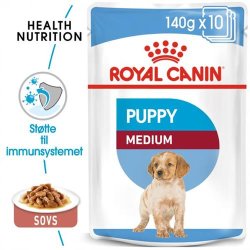 Royal Canin vdkost Puppy  Medium 10 x 140 g.