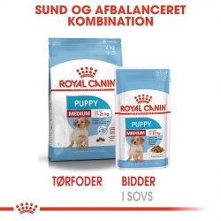 Royal Canin vdkost Puppy  Medium 10 x 140 g.