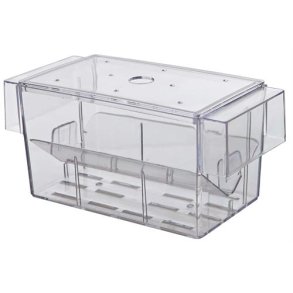 Fdekasse til fisk Guppy Tank 7 x 7 x 16 cm