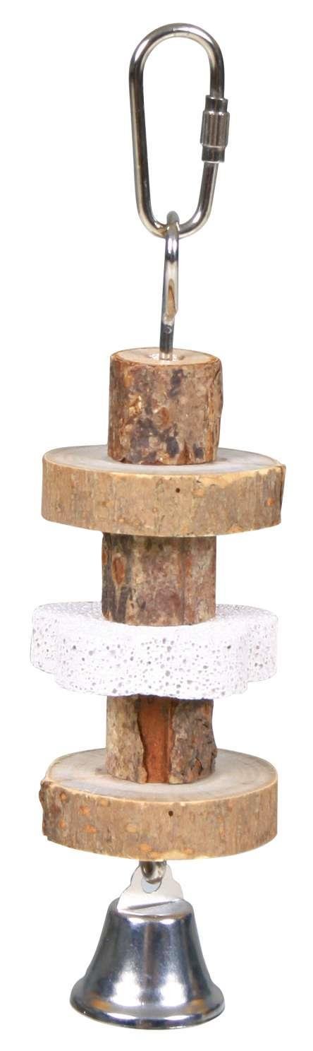 Fuglelegetøj Træ- rangle naturtræ 16 cm. m. lavasten - Legetøj - Dalum ...