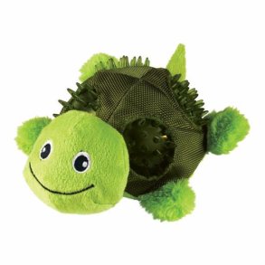 KONG Legetj Shells Turtle ( Skildpadde ) Grn S 11cm