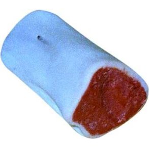 Marvben med bacon fyld.