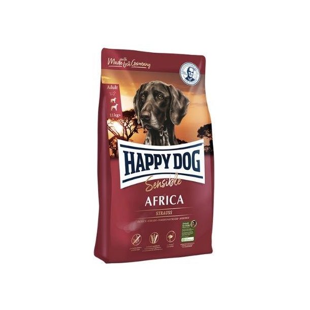 Happy Dog Africa hundefoder - Struds 11 kg.