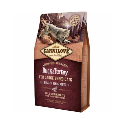 Carnilove Kattefoder Large m. And/kalkun kornfri