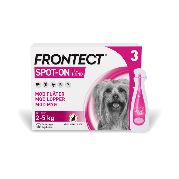 Frontect Spot-On mod lopper og flter 2-5 kg.