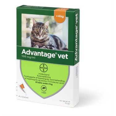 Advantage Kat  under 4 kg.