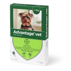 Advantage Loppemiddel Hund op til 4 kg.