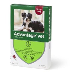 Advantage Loppemiddel Hund op til 4 kg.