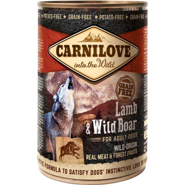 Carnilove Dsefoder 400g. m. Lam/Vildsvin