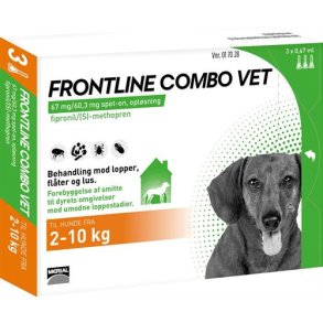 Frontline Combo Vet loppemiddel 3 pipetter 