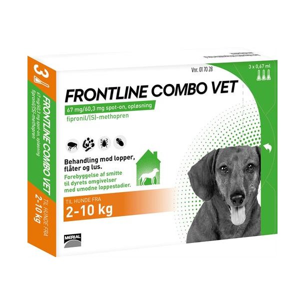 Frontline Combo Vet loppemiddel 3 pipetter 