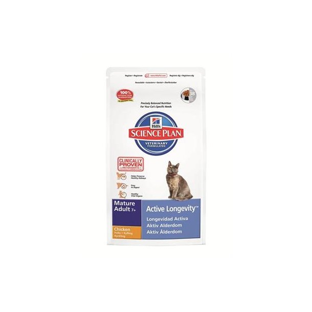 Hill's Science Plan Feline Mature Adult 7+ Active Longevity Chicken 3 kg