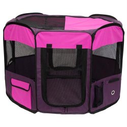 Dogman Kanvas Hvalpegrd/ lbegrd Tintin. Diameter 91.5  x 91.5 x 53.5 cm.