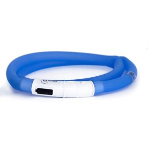 Dogman LED Hunde Lyshalsbnd i silikone  - 8 farver