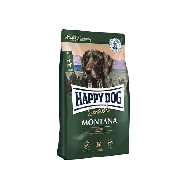 Happy Dog Montana hundefoder - Hest og kartoffel 10 kg.