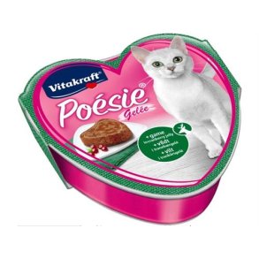 Vitakraft kattefoder Poeisie Vildt i tranebrs gele 85 g.