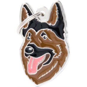 My family Hundetegn Schferhund - Brun