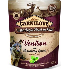 Carnilove Pate vdfoder m. Kalkun og Vildt 300 g. ( Venison )