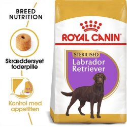  Royal Canin Labrador Retriever Voksen Sterilised  12 kg.