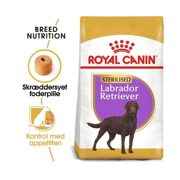  Royal Canin Labrador Retriever Voksen Sterilised  12 kg.